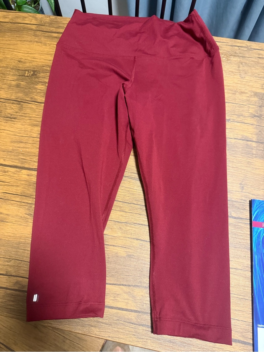 NOBULL Maroon Track Capri Pants